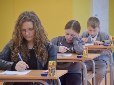 Uczestnicy konkursu Młodzież zapobiega pożarom 2024