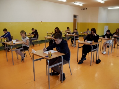 Uczestnicy konkursu Młodzież zapobiega pożarom 2024