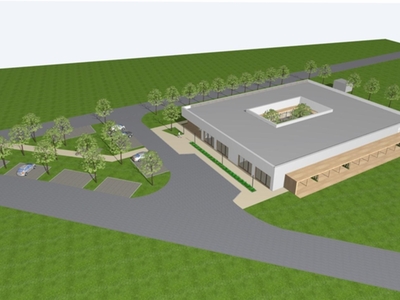 Projektowany, nowy obiekt wielofunkcyjny w Warszkowie - przedszkole, żłobek, dzienny ośrodek opieki nad seniorami