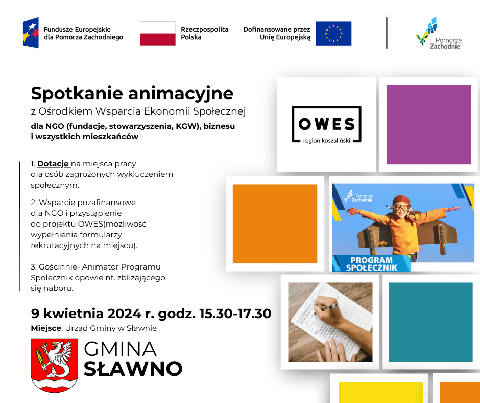 Plakat - spotkanie animacyjne