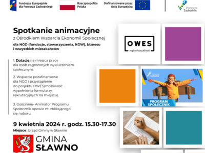 Plakat - spotkanie animacyjne