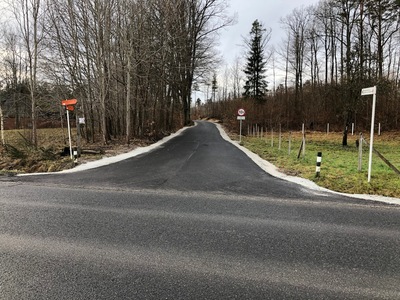 Droga z Pomiłowa do Ugacia - trasa rowerowa