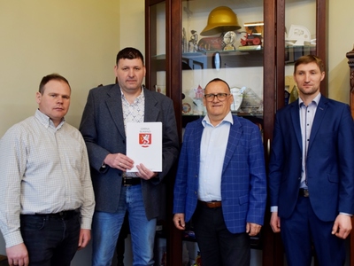 Podpisanie umowy z Wykonawcą - budowa stacji uzdatniania wody wraz z ujęciem wody w Sławsku