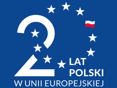 Logo akcji - 20 lat w UE