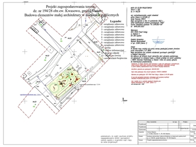 Projekt zagospodarowania terenu - plac zabaw w Kwasowie