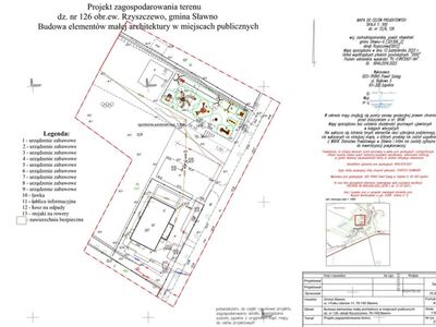 Projekt zagospodarowania terenu - plac zabaw w Rzyszczewie