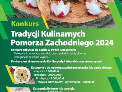 Konkurs Tradycji Kulinarnych Pomorza Zachodniego - edycja 2024