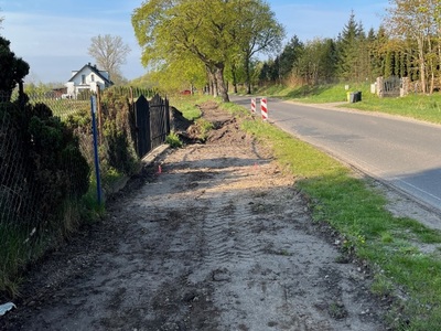 Budowa oświetlenia ulicznego w Sławsku