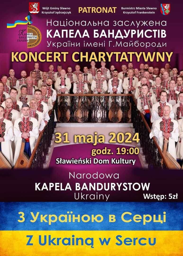 Koncert Bandurystów - plakat