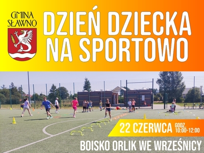 Zaproszenie na dzień dziecka na sportowo