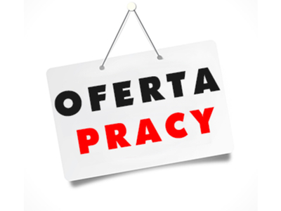 grafika z napisem oferta pracy