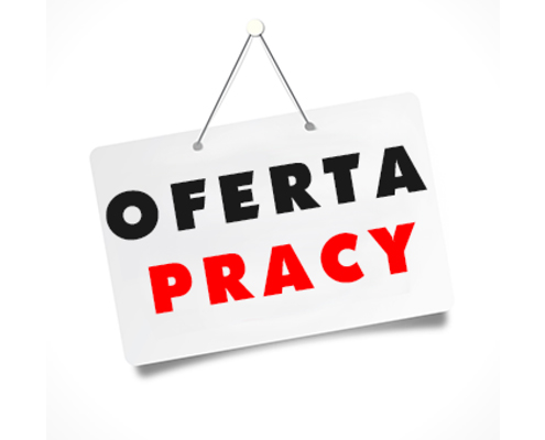 grafika z napisem oferta pracy