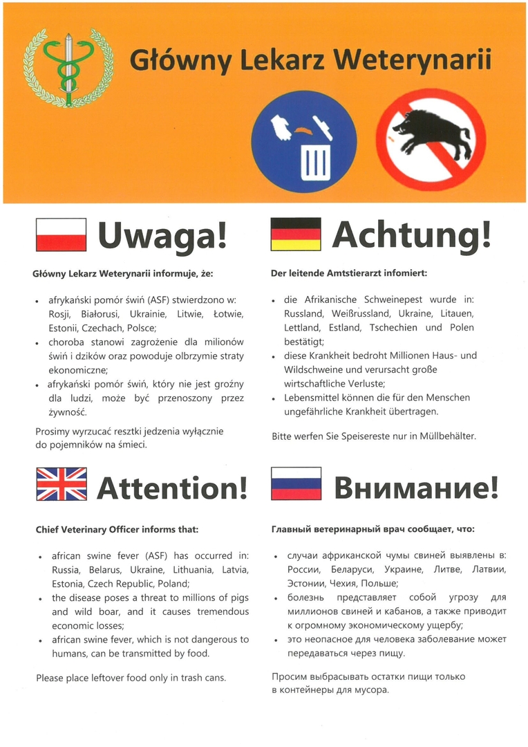 ZATRZYMAJ AFRYKAŃSKI POMÓR ŚWIŃ!