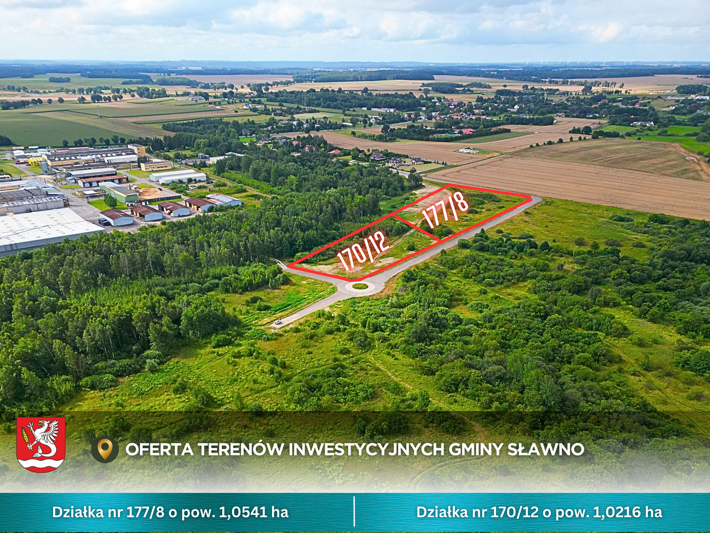 OFERTA TERENÓW INWESTYCYJNYCH GMINY SŁAWNO!