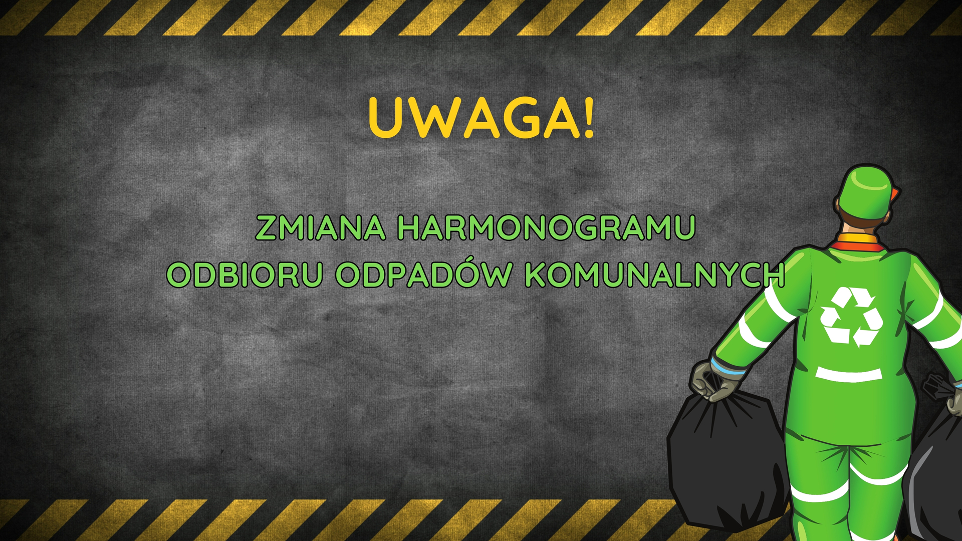 
W miesiącu sierpniu zmianie ulegnie harmonogram odbioru odpadów...
