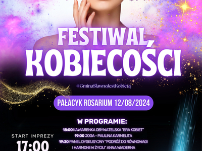 FESTIWAL KOBIECOŚCI W PAŁACYKU ROSARIUM!