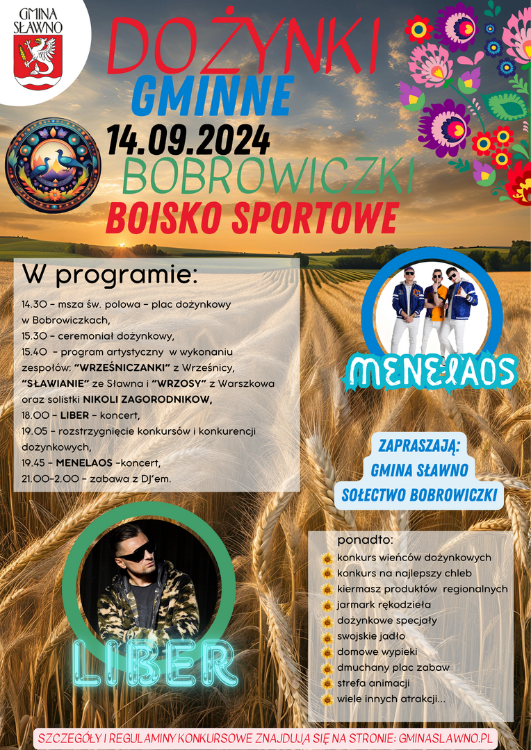 Plakat dożynkowy