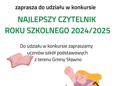 Konkurs! Najlepszy Czytelnik Roku Szkolnego 2024/25