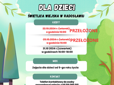 Zajęcia opiekuńczo-wychowawcze dla dzieci