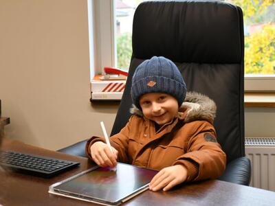 Wyjątkowa wizyta przedszkolaków w Urzędzie Gminy Sławno