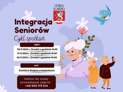 Cykl spotkań integracyjnych dla Seniorów