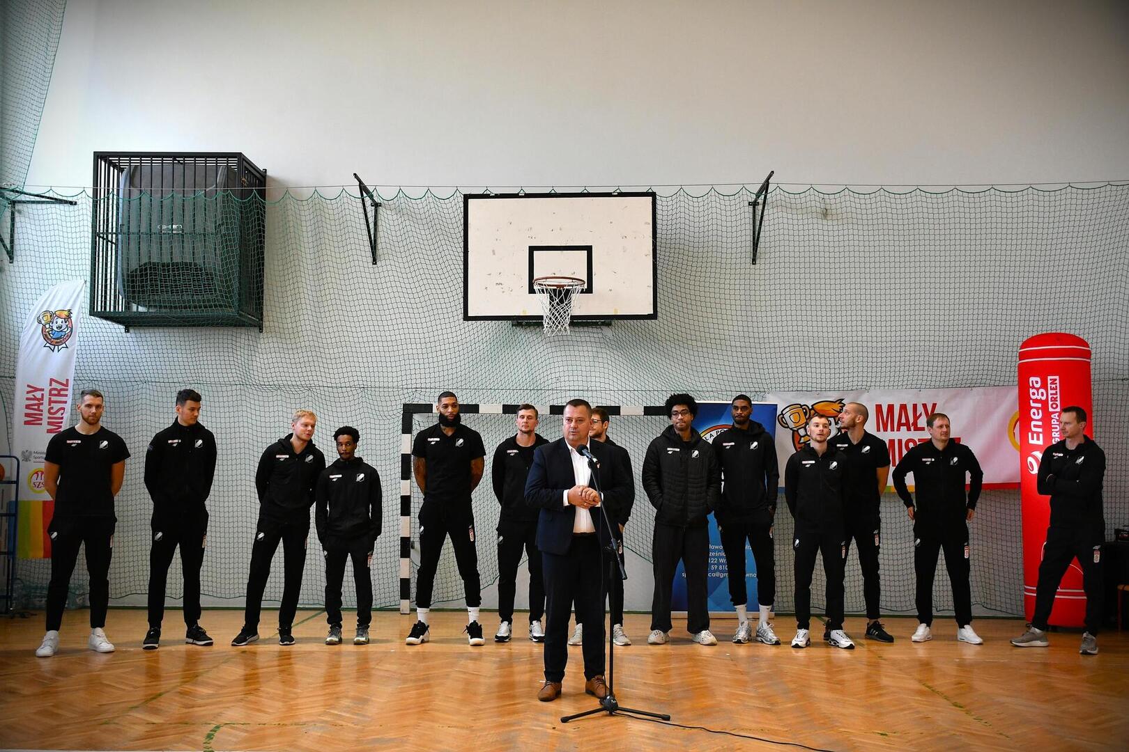 Niezapomniane spotkanie z Czarnymi Słupsk w naszej gminie!