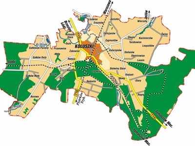 Mapa Gminy Koluszki