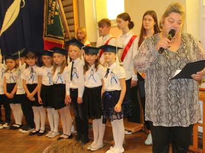 Ślubowanie w Szkole Podstawowej w Różycy