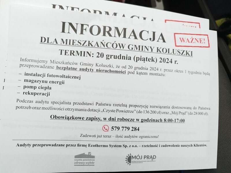 ogłoszenie