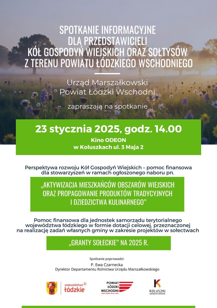 plakat spotkania