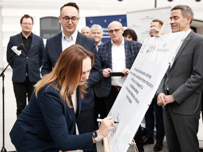 Podpisanie Paktu Kolejowego J. Skrzydlewska