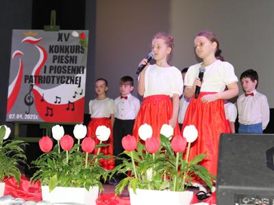 XV Konkurs Pieśni i Piosenki Patriotycznej dla Przedszkoli i Uczniów Szkół Podstawowych