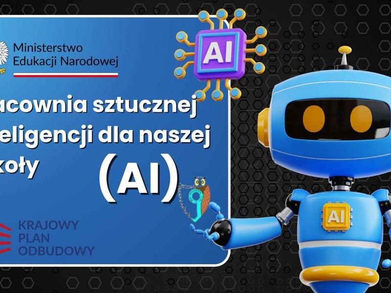 AI w szkołach plakat