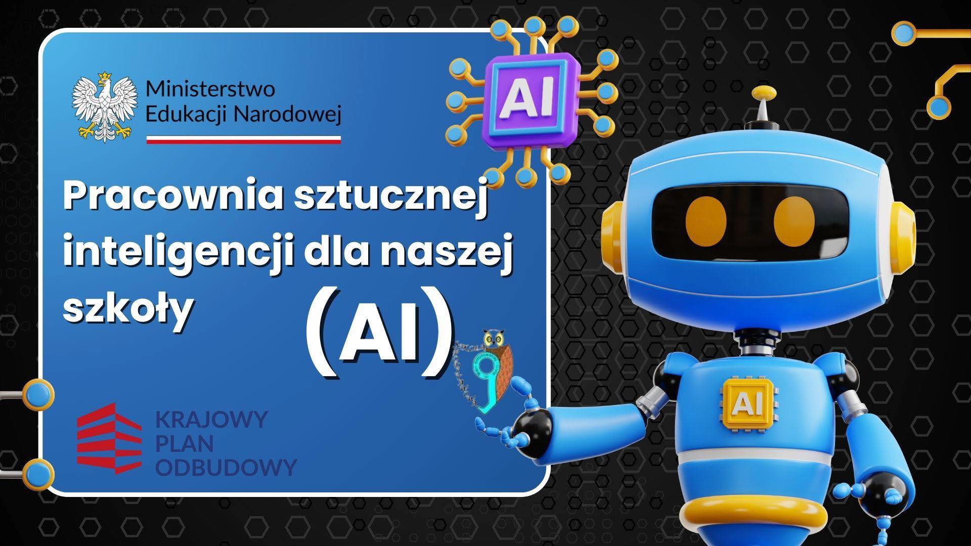 AI w szkołach plakat