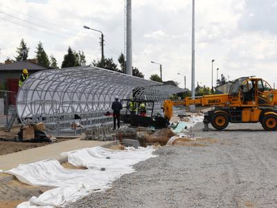 Prace na terenie dawnego KKS-u