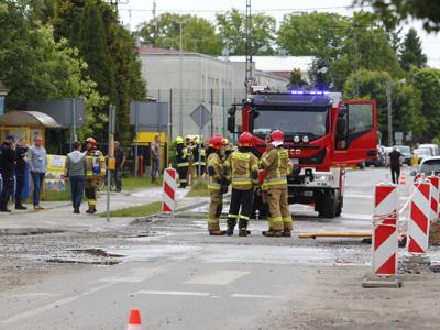 Wybuch gazu w Gałkówku