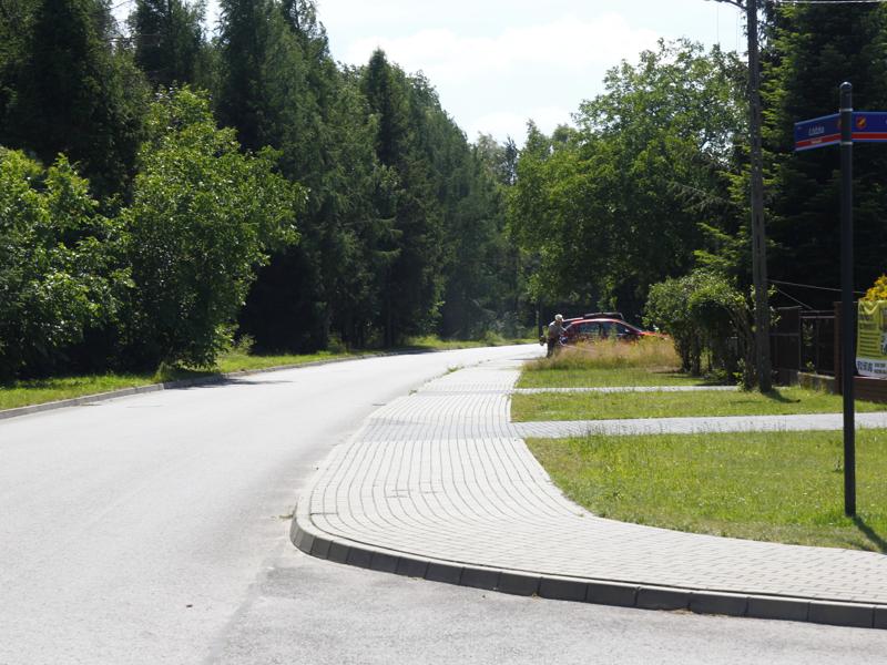 widok ulicy w Koluszkach