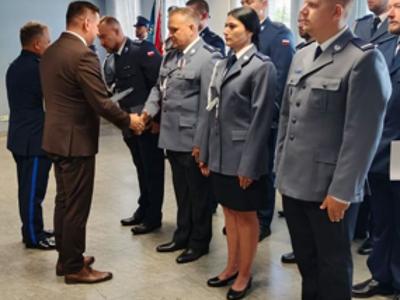 Święto Policji w Komendzie Powiatowej Policji powiatu Łódzkiego Wschodniego