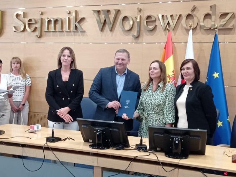 władze Gminy podczas spotkania