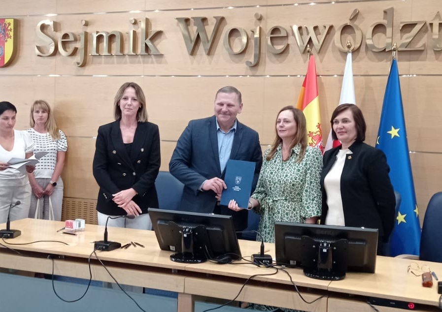 władze Gminy podczas spotkania