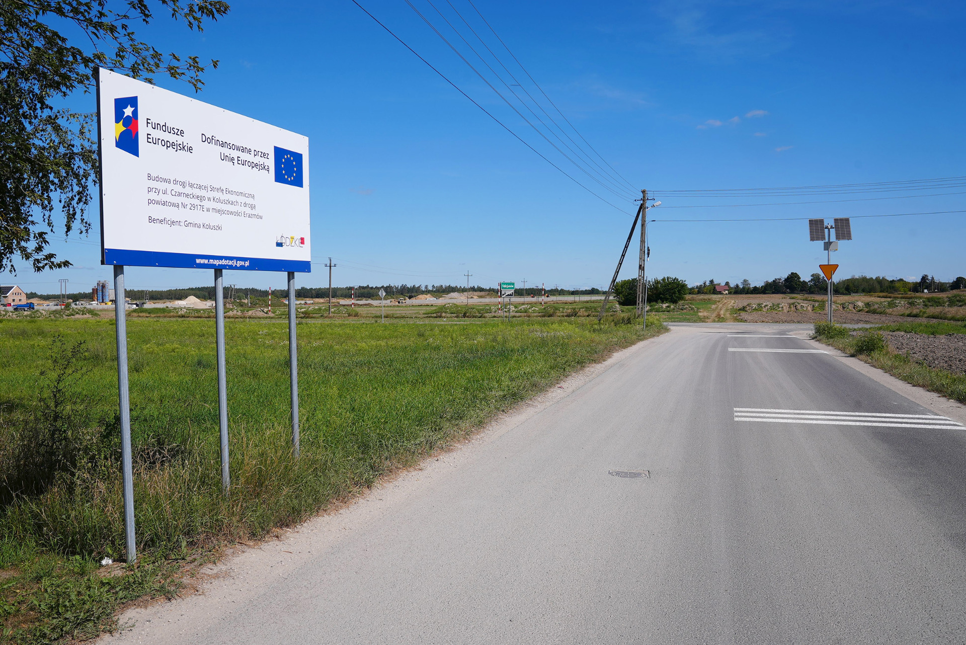 Nowa droga połączy Strefę Ekonomiczną w Koluszkach z Erazmowem 