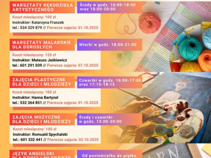 plakat MOK zajęcia