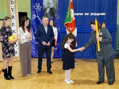 Ślubowanie pierwszaków w Długiem 