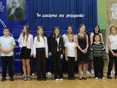 Ślubowanie pierwszaków w Długiem 