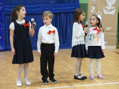 Ślubowanie pierwszaków w Długiem 