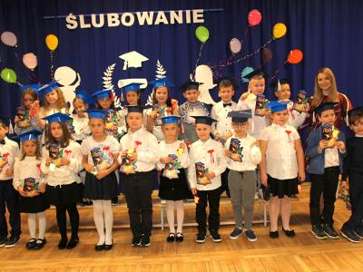 Pasowanie na pierwszoklasistów w Szkole Podstawowej w Gałkowie Dużym