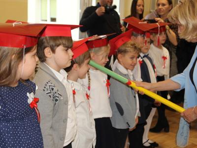 Pasowanie na pierwszoklasistów w Szkole Podstawowej w Gałkowie Dużym