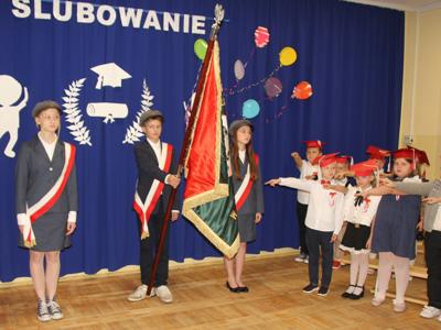 Pasowanie na pierwszoklasistów w Szkole Podstawowej w Gałkowie Dużym