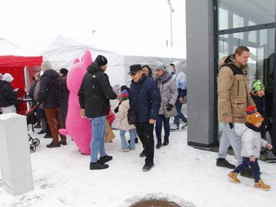 Zimowy piknik na „nowym” stadionie