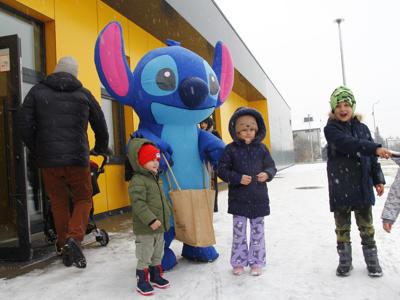 Zimowy piknik na „nowym” stadionie